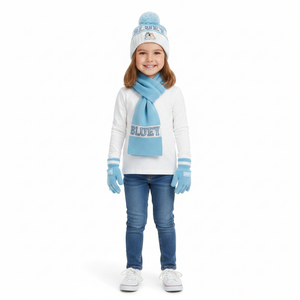 BLUEY Beanie, Scarf & Gloves Set