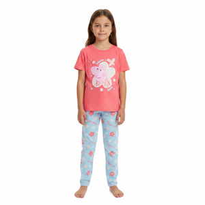 PEPPA PIG Pink Flower Pyjama Set