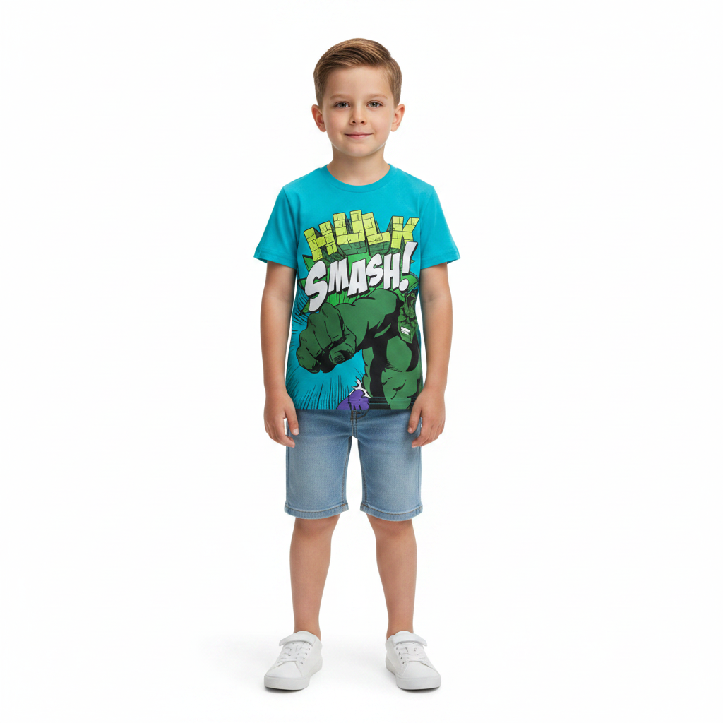 The Avengers | Blue Hulk T-Shirt | Little Gecko