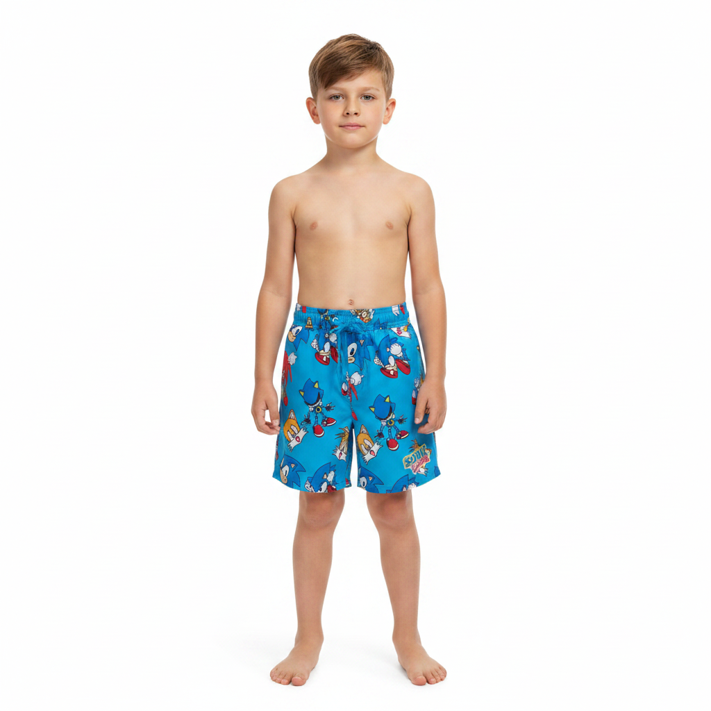SONIC THE HEDGEHOG Blue Boardshorts