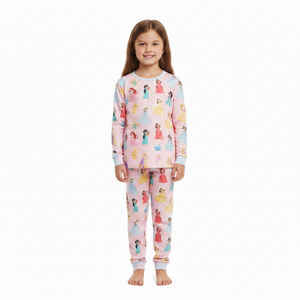 DISNEY PRINCESS Pink Velour Pyjama Set