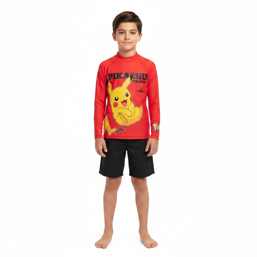 POKÉMON Pikachu Rashie Swim Top