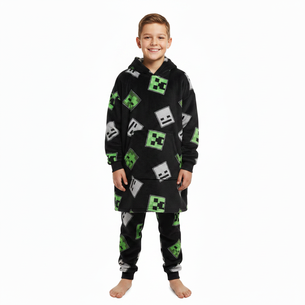 MINECRAFT Snuggle Hoodie & Pyjama Set