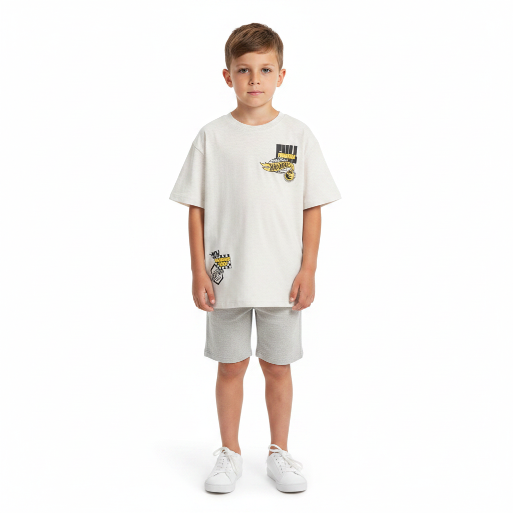 Hot Wheels | Full Throttle Short Sleeve T-Shirt | Little Gecko