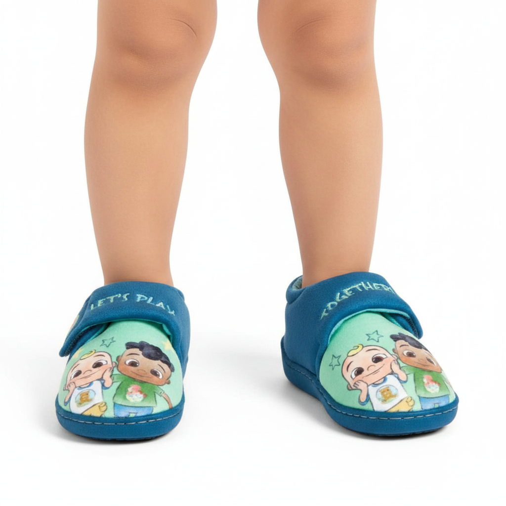 COCOMELON Blue/Green Slippers