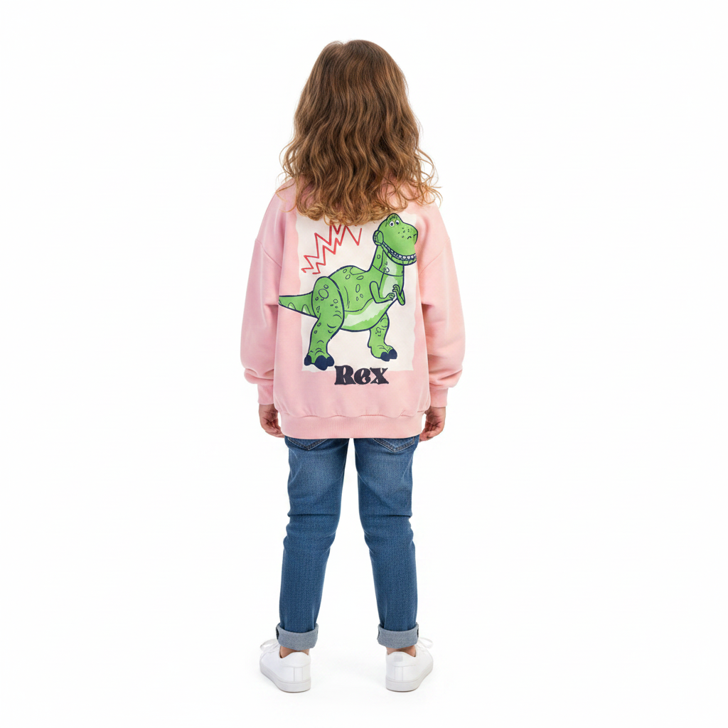 TOY STORY Pink Rex Sweatshirt