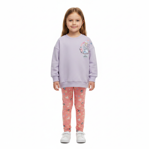 DISNEY PRINCESS Cinderella Sweatshirt & Leggings Set