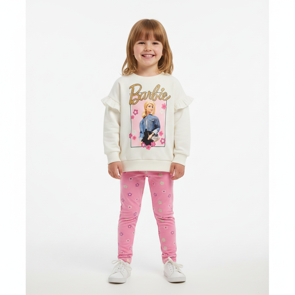 BARBIE Sweatshirt & Leggings Set