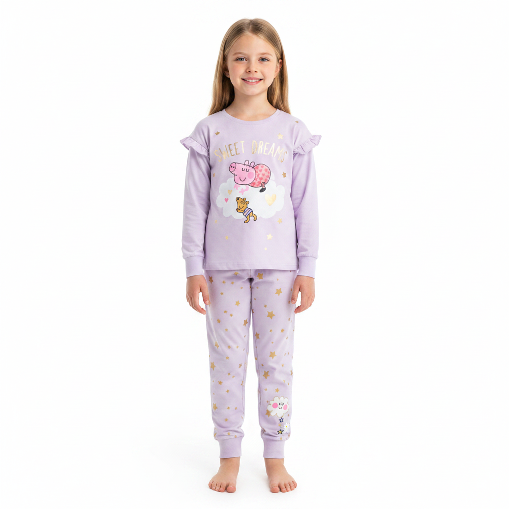 PEPPA PIG Lilac Pyjama Set