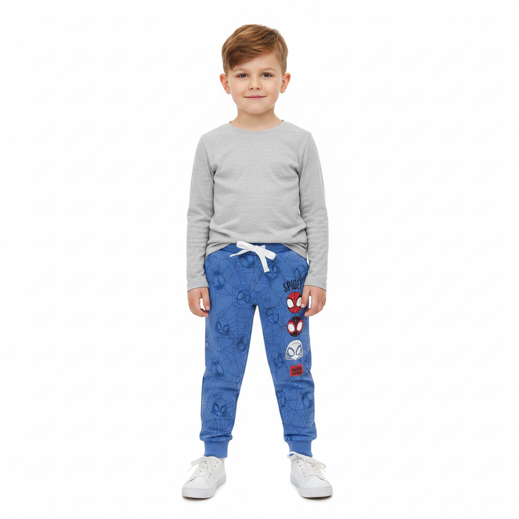 Spiderman | Blue Jogging Pants | Little Gecko