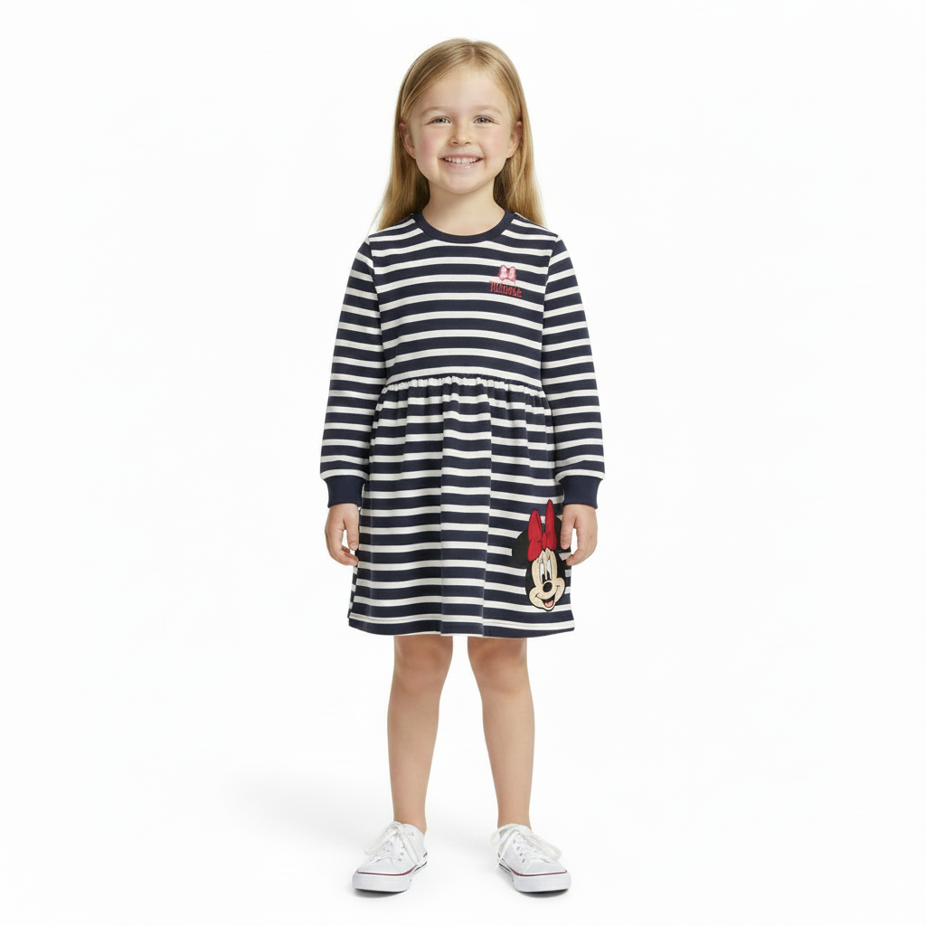 MINNIE MOUSE Striped Sweater Dress