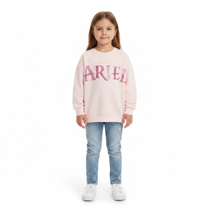 DISNEY PRINCESS Pink Ariel Sweatshirt