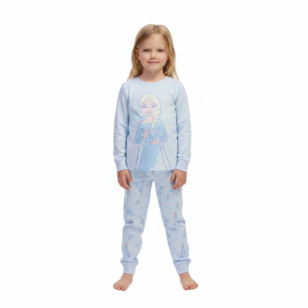 FROZEN Blue Dressing Gown & Pyjama Set