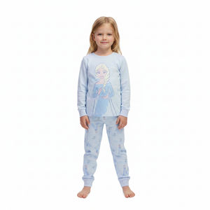 FROZEN Blue Dressing Gown & Pyjama Set
