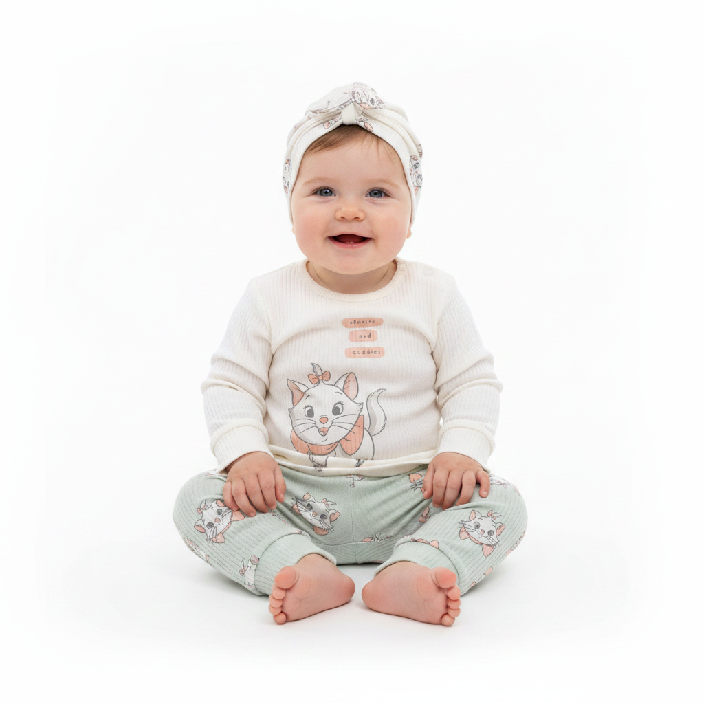Aristocats | Top Leggings & Hat Set | Little Gecko