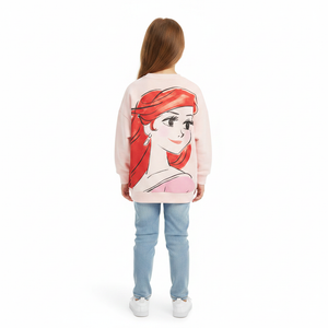 DISNEY PRINCESS Pink Ariel Sweatshirt
