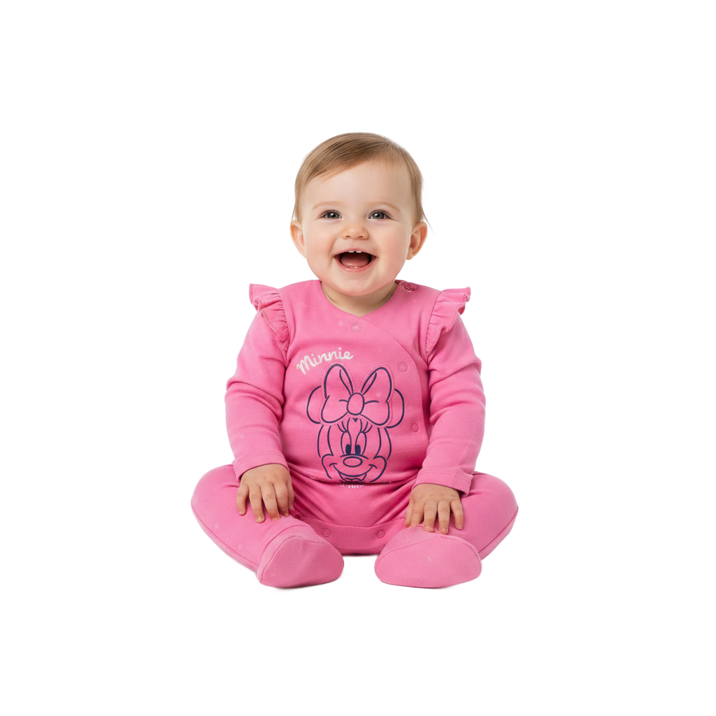 MINNIE MOUSE Pink Sleepsuit