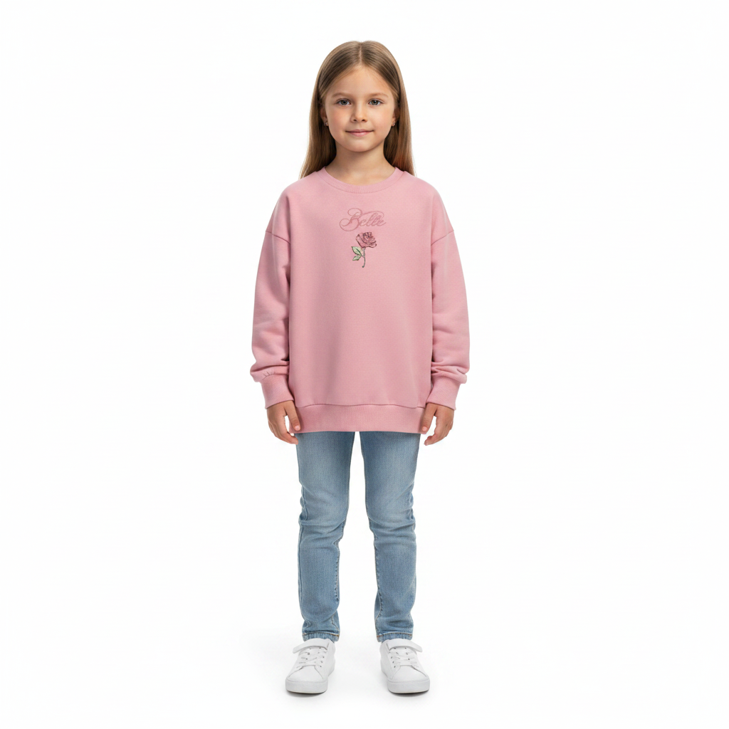 Disney Princess | Pink Belle Sweatshirt | Little Gecko