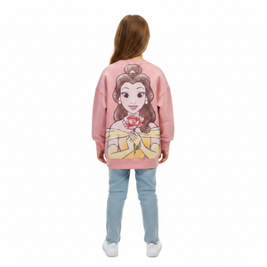 DISNEY PRINCESS Pink Belle Sweatshirt