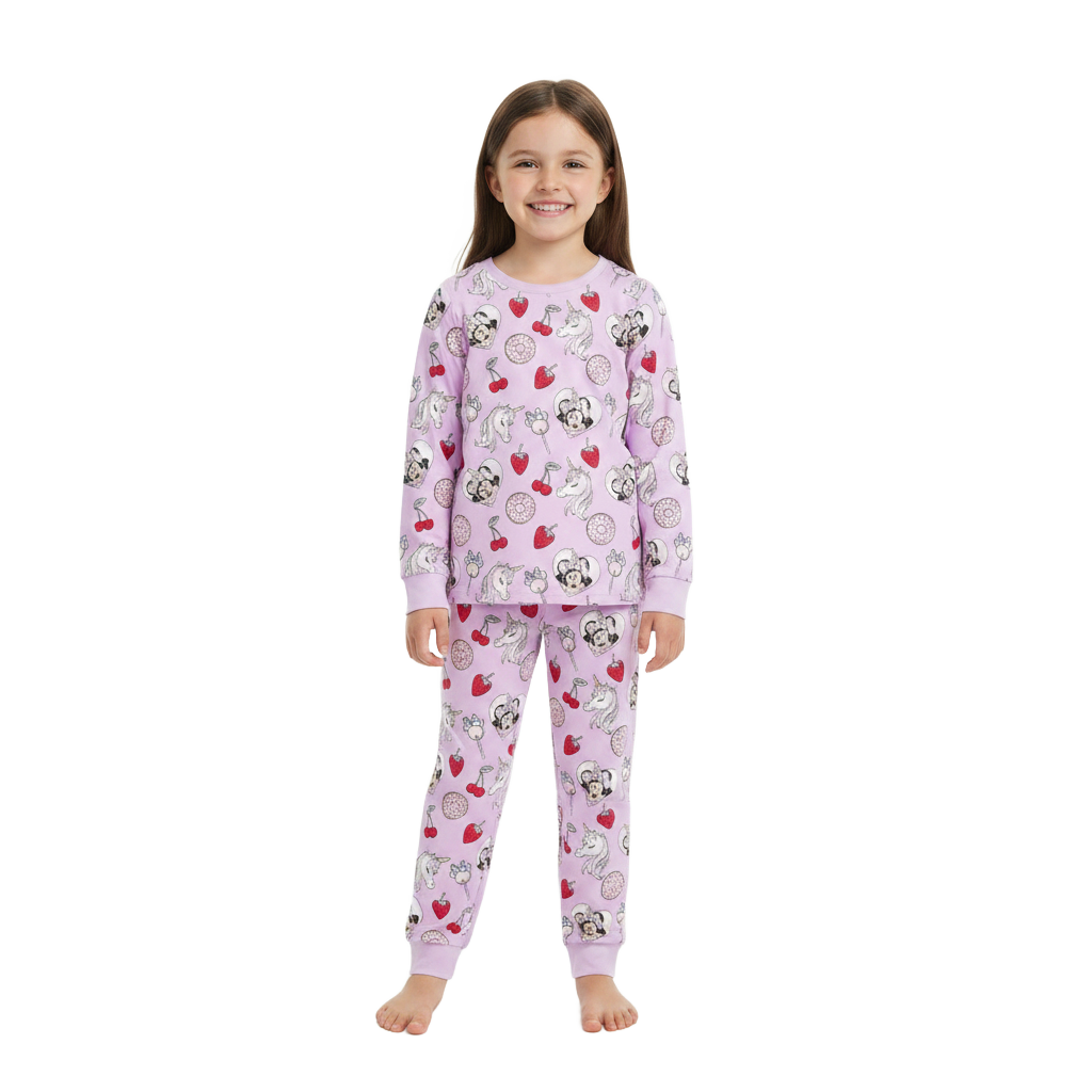 MINNIE MOUSE Purple Pyjama Set