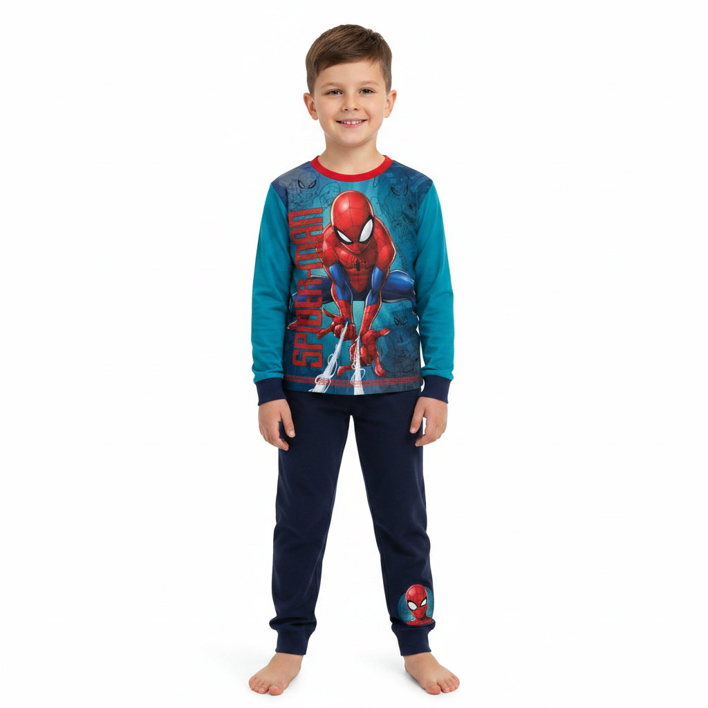 SPIDERMAN Teal/Navy Pyjama Set