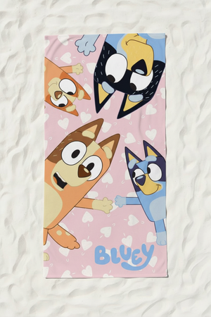 BLUEY I Love U Towel