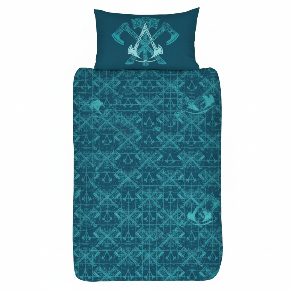ASSASSINS CREED Valhalla Single Bed Quilt Cover Set