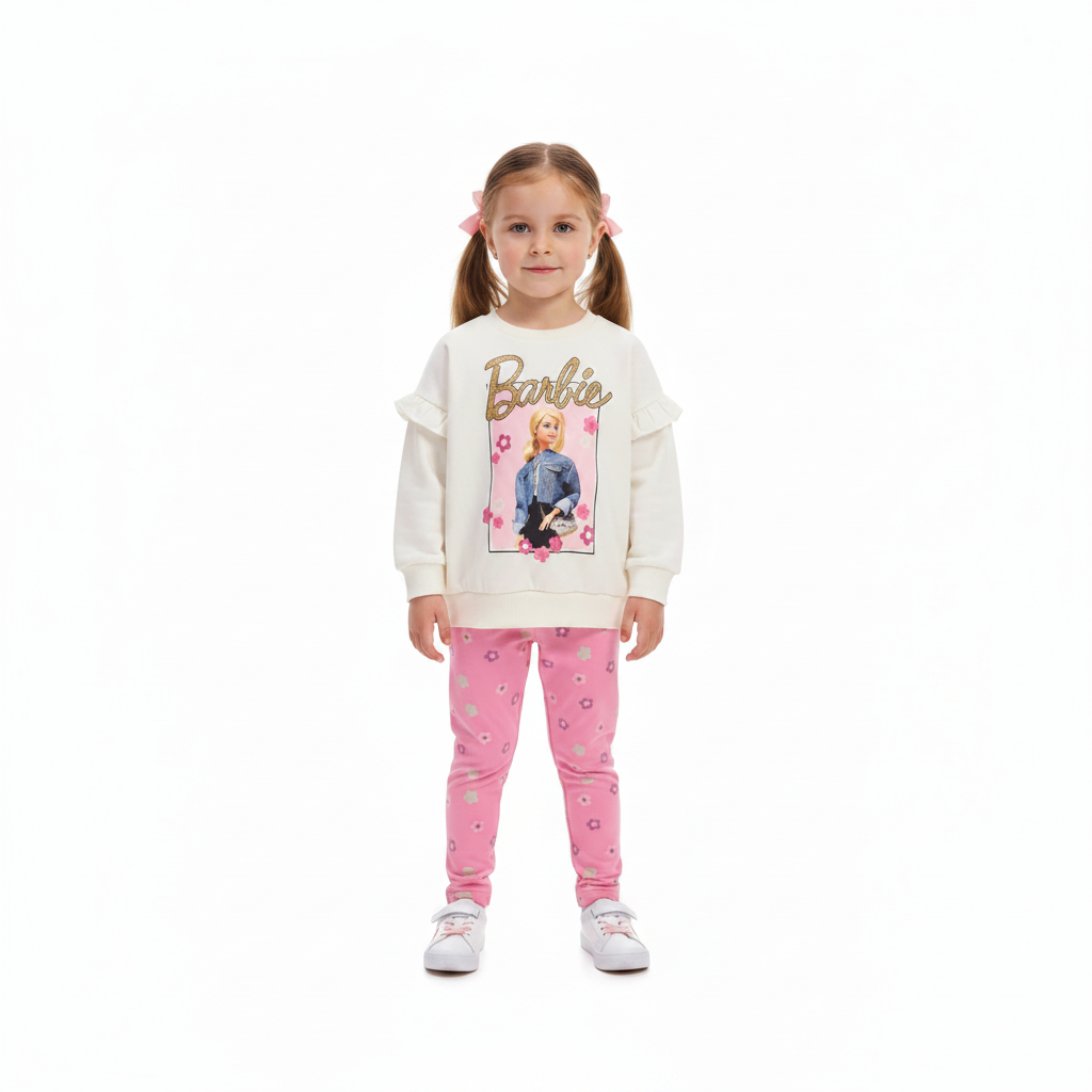 BARBIE Sweatshirt & Leggings Set