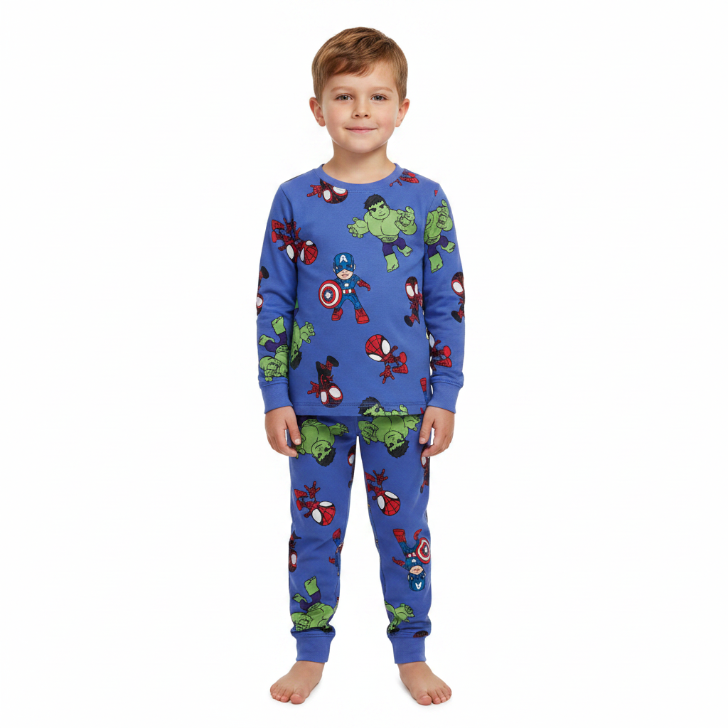 MARVEL COMICS Blue Pyjama Set