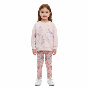 PETER RABBIT Pink Sweatshirt & Leggings Set