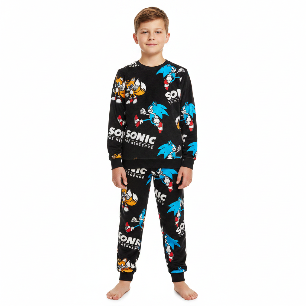 SONIC THE HEDGEHOG Velour Pyjama Set