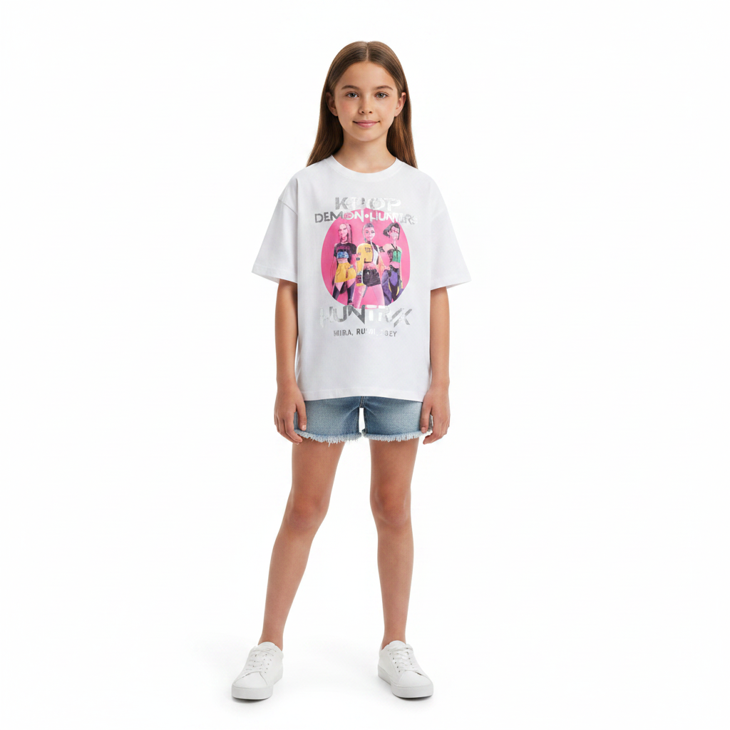 KPop Demon Hunters White T-Shirt