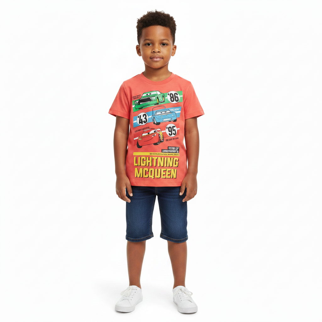 Disney Cars | Red T-Shirt | Little Gecko