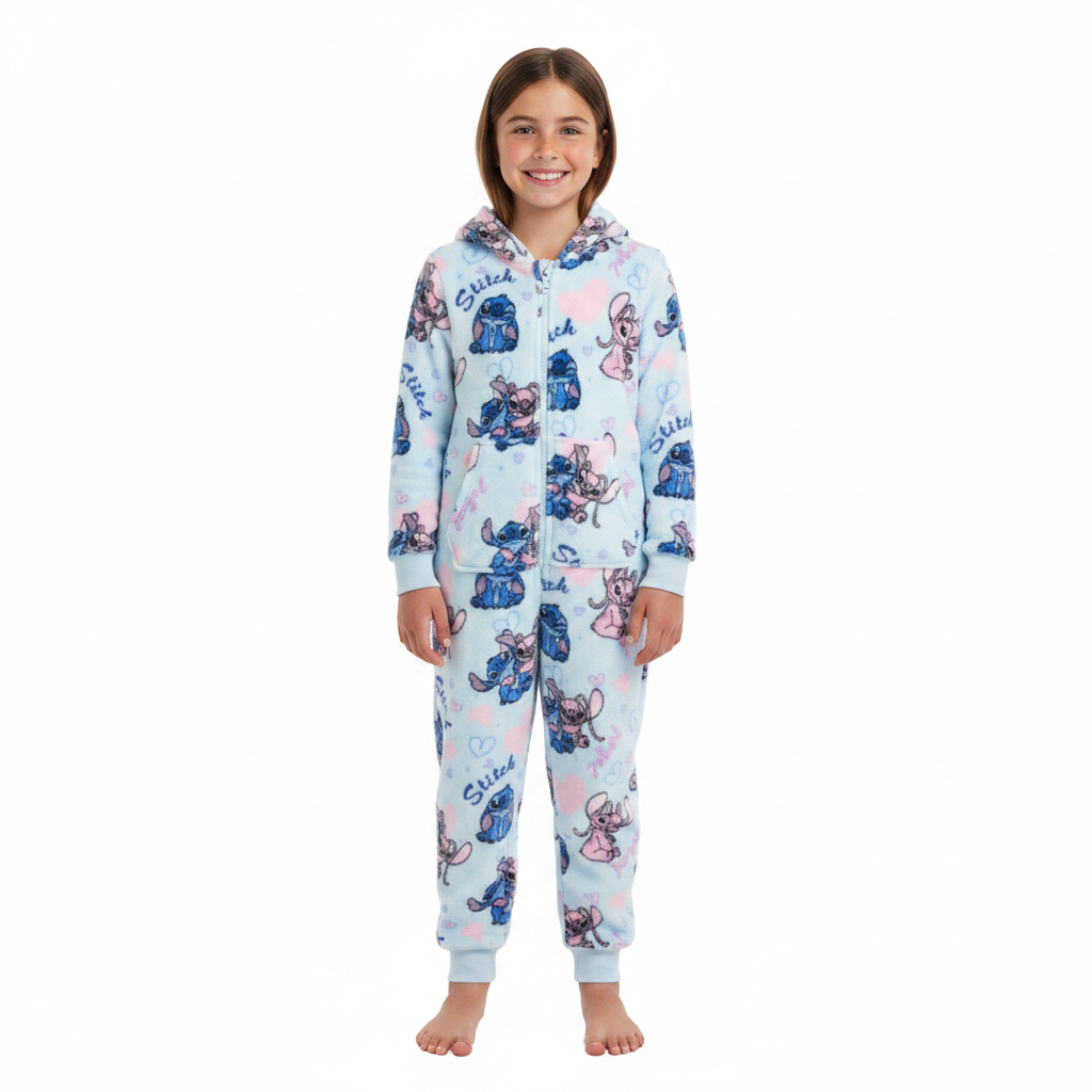 Lilo & Stitch | Light Blue All-In-One | Little Gecko