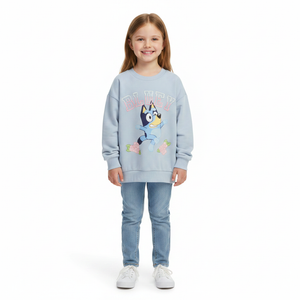 BLUEY Blue Flower Sweatshirt