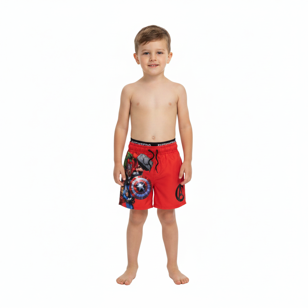 THE AVENGERS Red Boardshorts
