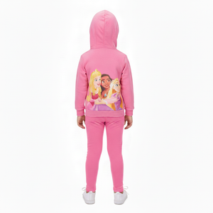 DISNEY PRINCESS Jacket, T-Shirt & Leggings Set