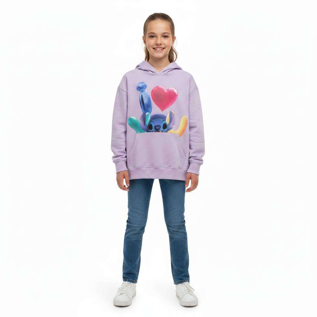 Lilo & Stitch | Lilac Hoodie | Little Gecko
