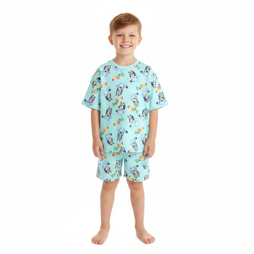 Bluey | Light Blue Mum T-Shirt | Little Gecko