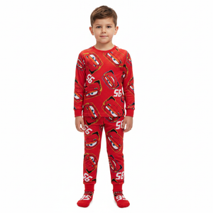 DISNEY CARS Red Velour Pyjama & Sock Set