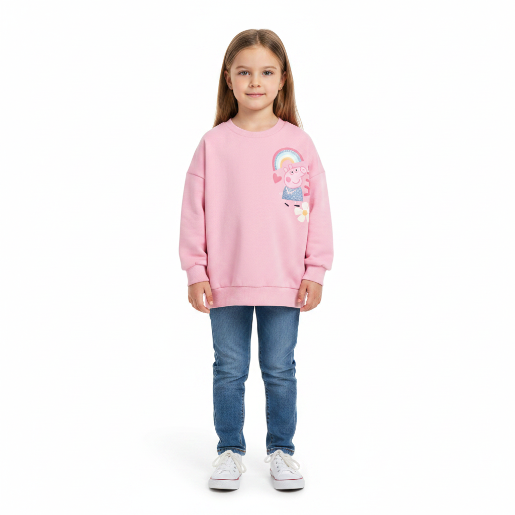 PEPPA PIG Pink Rainbow Sweatshirt