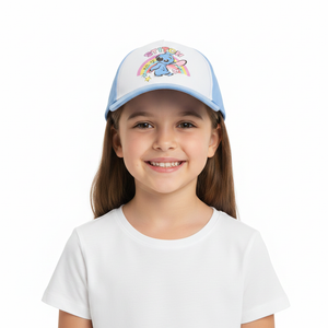 LILO & STITCH Blue Rainbow Cap