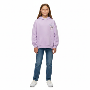LILO & STITCH Lilac Angel Hooded Sweatshirt