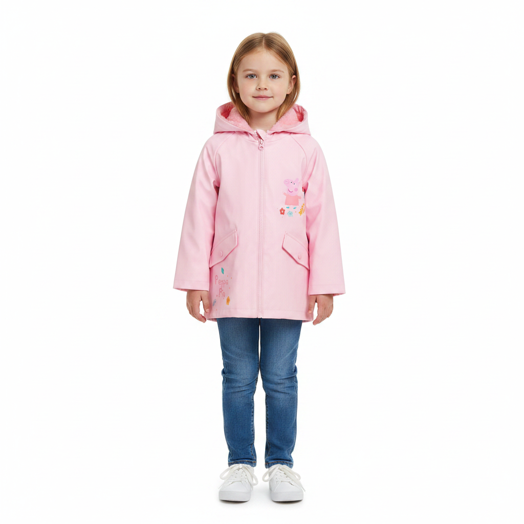 PEPPA PIG Pink Hooded Raincoat