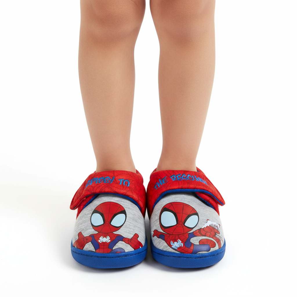 SPIDERMAN Red Slippers