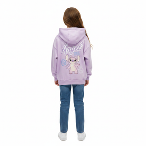 LILO & STITCH Lilac Angel Hooded Sweatshirt