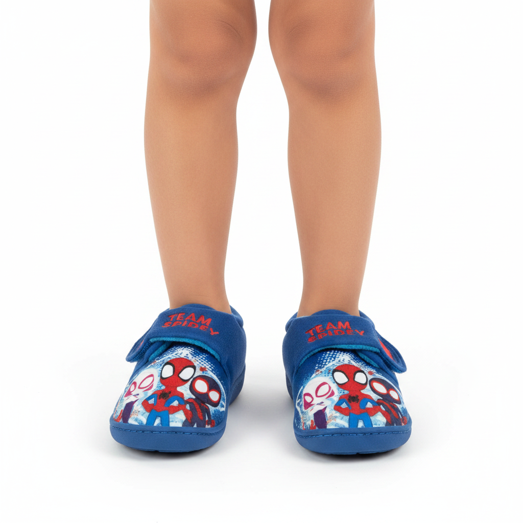 SPIDERMAN Blue Slippers