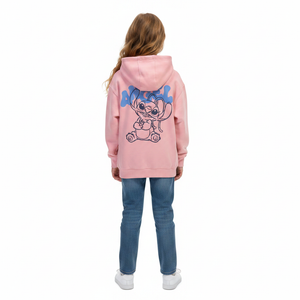 LILO & STITCH Pink Angel Hooded Sweatshirt