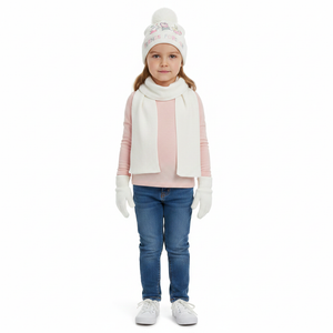 PEPPA PIG Beanie, Scarf & Gloves Set