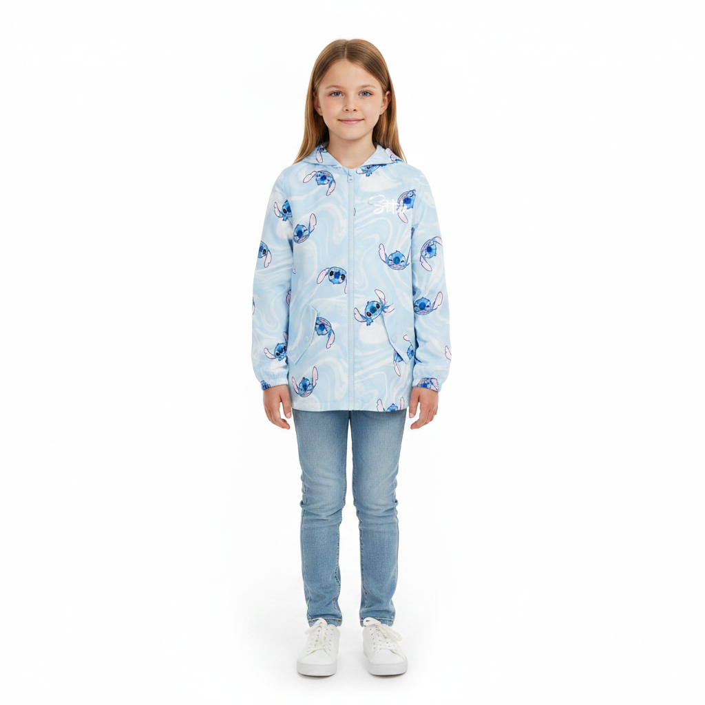 LILO & STITCH Blue Hooded Raincoat
